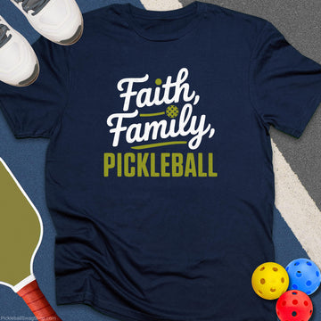 Faith Family Pickleball T-Shirt