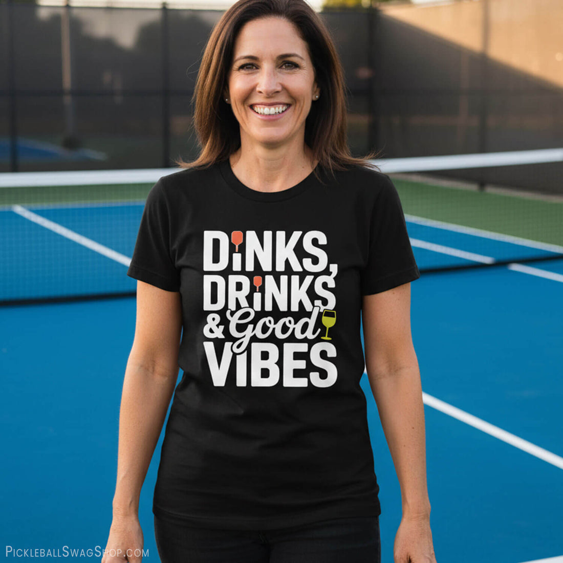 Dinks Drinks Good Vibes T-Shirt